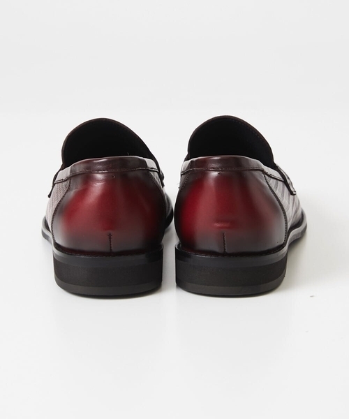 MICHEL KLEIN HOMME (ミッシェルクランオム)の「カーボンクロス綾織柄ローファー(ローファー・メンズ・ブラック/パープル・SMALL/MEDIUM/LARGE)」の4枚目の写真
