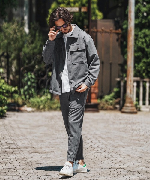 felkod（フィルコッド）の「ms6135- Soft Drape CPO Shirts CPOシャツ（シャツ/ブラウス・メンズ・ブラック/グレー・S/M/L）」の7枚目の写真