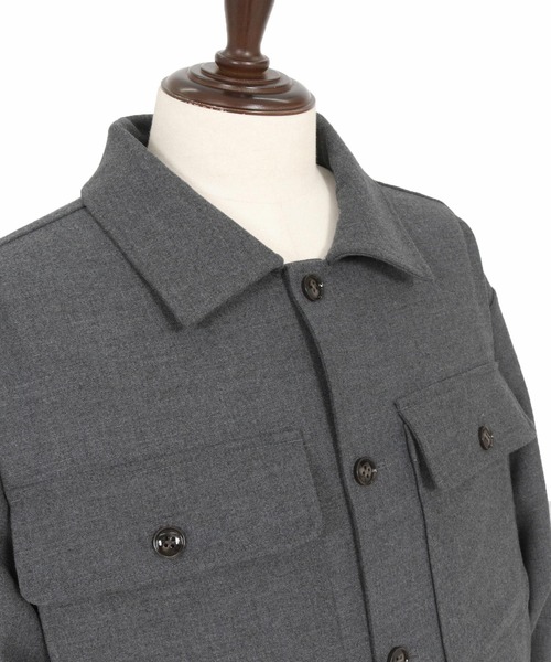 felkod（フィルコッド）の「ms6135- Soft Drape CPO Shirts CPOシャツ（シャツ/ブラウス・メンズ・ブラック/グレー・S/M/L）」の20枚目の写真