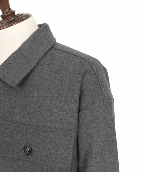 felkod（フィルコッド）の「ms6135- Soft Drape CPO Shirts CPOシャツ（シャツ/ブラウス・メンズ・ブラック/グレー・S/M/L）」の21枚目の写真