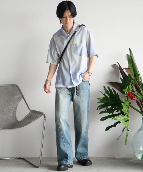 ABSTRACT ART GRAPHIC H/S SHIRT（シャツ/ブラウス）｜WYM LIDNM