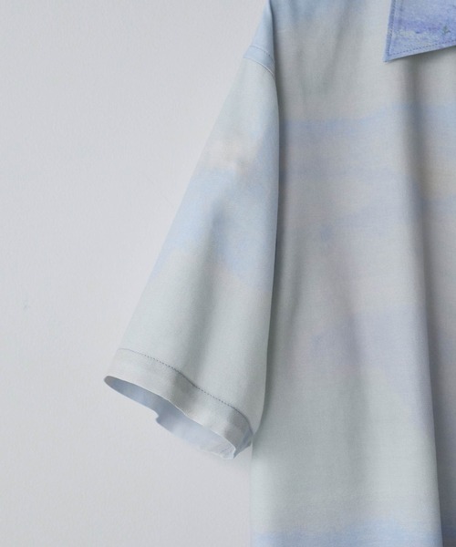 WYM LIDNM（ウィム バイ リドム）の「ABSTRACT ART GRAPHIC H/S SHIRT（シャツ/ブラウス・メンズ・グレー系/ブルー/ブラウン系/ライム・S/M/L）」の18枚目の写真