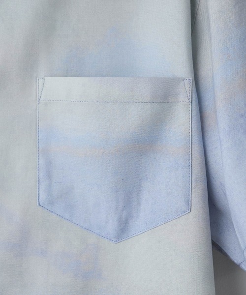 WYM LIDNM（ウィム バイ リドム）の「ABSTRACT ART GRAPHIC H/S SHIRT（シャツ/ブラウス・メンズ・グレー系/ブルー/ブラウン系/ライム・S/M/L）」の19枚目の写真