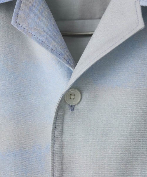 WYM LIDNM（ウィム バイ リドム）の「ABSTRACT ART GRAPHIC H/S SHIRT（シャツ/ブラウス・メンズ・グレー系/ブルー/ブラウン系/ライム・S/M/L）」の20枚目の写真