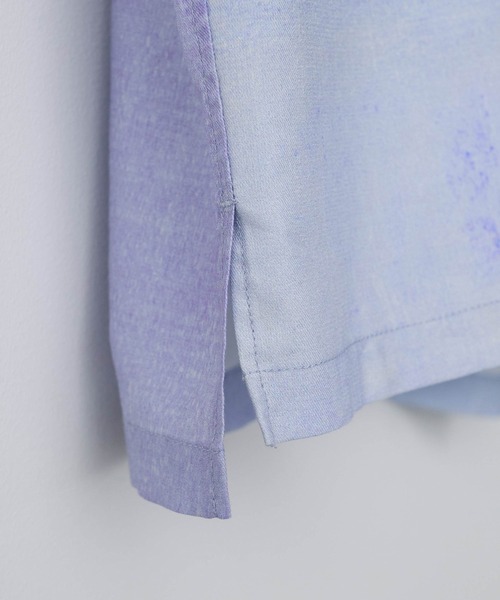 WYM LIDNM（ウィム バイ リドム）の「ABSTRACT ART GRAPHIC H/S SHIRT（シャツ/ブラウス・メンズ・グレー系/ブルー/ブラウン系/ライム・S/M/L）」の22枚目の写真