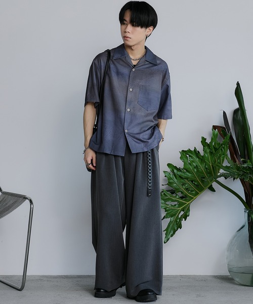 トップス WYM ABSTRACT ART GRAPHIC H/S SHIRT ABSTRACT ART GRAPHIC H/S SHIRT（シャツ/ブラウス）｜WYM LIDNM