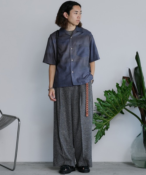 トップス WYM ABSTRACT ART GRAPHIC H/S SHIRT ABSTRACT ART GRAPHIC H/S SHIRT（シャツ/ブラウス）｜WYM LIDNM