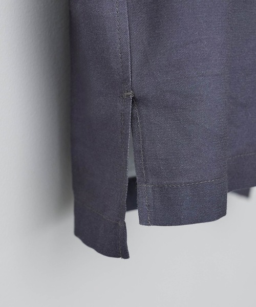 WYM LIDNM（ウィム バイ リドム）の「ABSTRACT ART GRAPHIC H/S SHIRT（シャツ/ブラウス・メンズ・グレー系/ブルー/ブラウン系/ライム・S/M/L）」の13枚目の写真