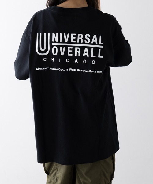 セール】【UNIVERSAL OVERALL】UO LOGO BACK PT TEE U2523209-B