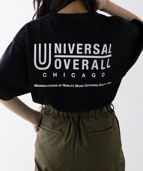tシャツ 「UNIVERSAL OVERALL」UO LOGO BACK PT TEE U2523209-B レディース メンズ IMG_1972_1600x.jpg?v=1748424530
