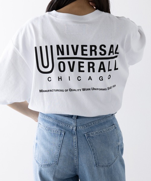 tシャツ 「UNIVERSAL OVERALL」UO LOGO BACK PT TEE U2523209-B レディース メンズ IMG_2659_1600x.jpg?v=1749540817