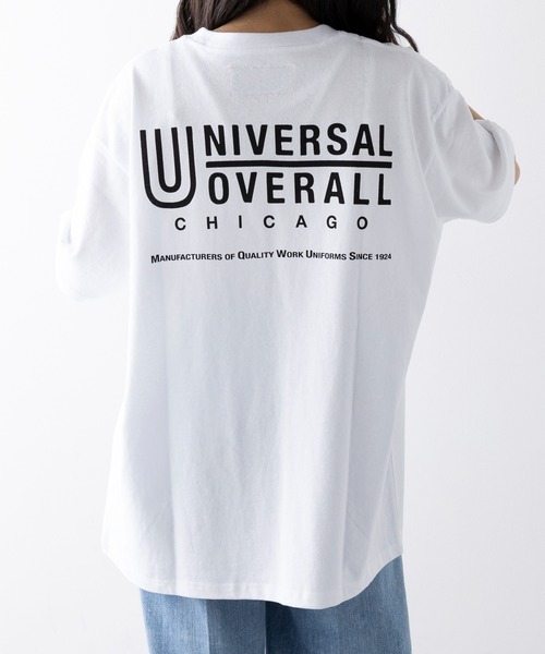 セール】【UNIVERSAL OVERALL】UO LOGO BACK PT TEE U2523209-B