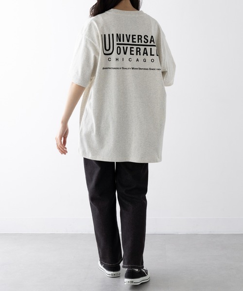 セール】【UNIVERSAL OVERALL】UO LOGO BACK PT TEE U2523209-B