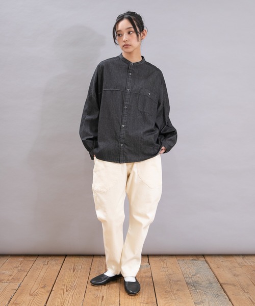 URCH RNA(アーチ アールエヌエー)の「R4347 ロークロッチキャンパーモンキーパンツ(デニムパンツ・レディース・ナチュラル/ワンウォッシュ・FREE)」の5枚目の写真