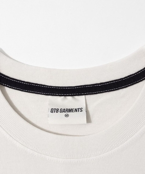 QT8(キューティーエイト)の「QT8 GARMENTS/Bone Washed T(Tシャツ/カットソー・メンズ・ブラック/アイボリー・MEDIUM/LARGE)」の7枚目の写真