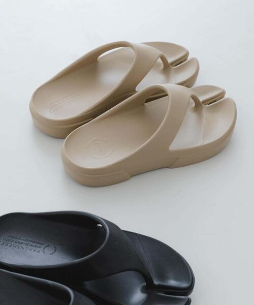 PAES(ペイズ)の「Paes Flip Flop(サンダル・レディース・ベージュ/ブラック・25/24/23)」の13枚目の写真