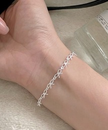 Fun & Daily | F&D : チェーンリボンブレスレット(Silver925)(ブレスレット)