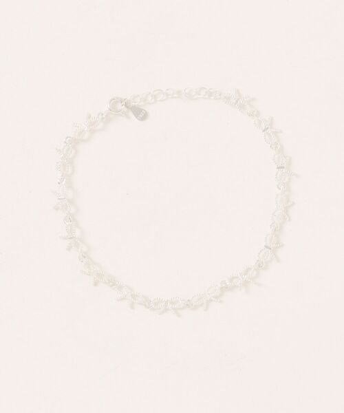 Fun & Daily（ファンアンドデイリー）の「F&D : チェーンリボンブレスレット(Silver925)（ブレスレット・レディース・シルバー・FREE）」の5枚目の写真