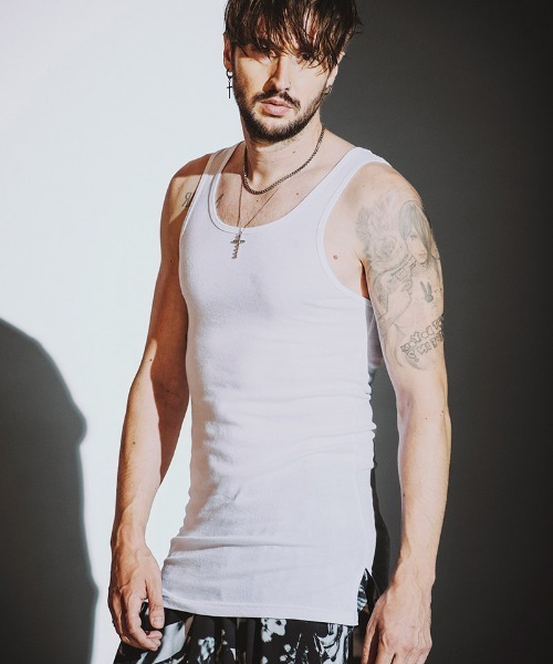 NO ID.（ノーアイディ）の「an2036-ﾄﾞｯﾄｸﾛｽﾈｯｸﾚｽ（ネックレス・メンズ・シルバー・ONE SIZE）」の5枚目の写真