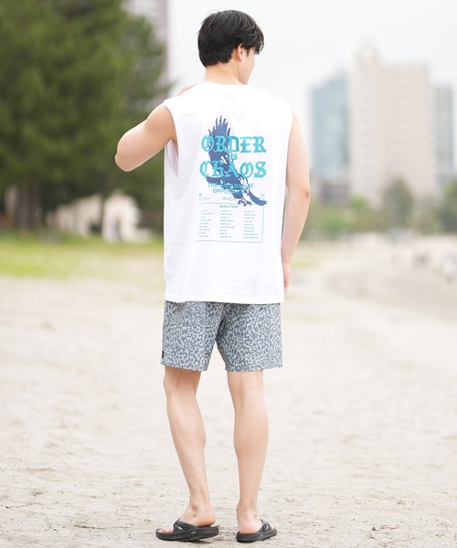 RVCA(ルーカ)の「RVCA/ルーカ タンクトップ バックプリント BF04A-353(タンクトップ・メンズ・スミクロ/ブラック/ホワイト・L/S/M)」の12枚目の写真