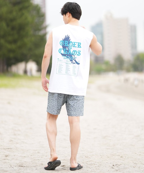 RVCA(ルーカ)の「RVCA/ルーカ タンクトップ バックプリント BF04A-353(タンクトップ・メンズ・スミクロ/ブラック/ホワイト・L/S/M)」の13枚目の写真