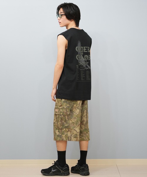 RVCA(ルーカ)の「RVCA/ルーカ タンクトップ バックプリント BF04A-353(タンクトップ・メンズ・スミクロ/ブラック/ホワイト・L/S/M)」の21枚目の写真