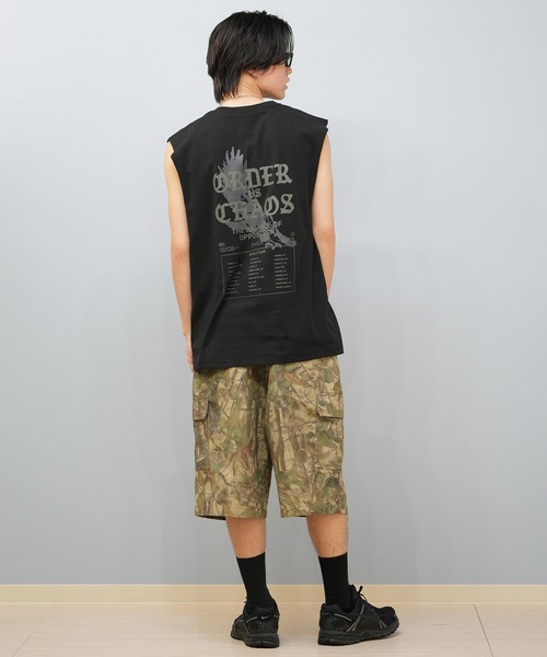 RVCA(ルーカ)の「RVCA/ルーカ タンクトップ バックプリント BF04A-353(タンクトップ・メンズ・スミクロ/ブラック/ホワイト・L/S/M)」の22枚目の写真