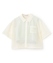 シアーシャツ&リブタンクトップセット