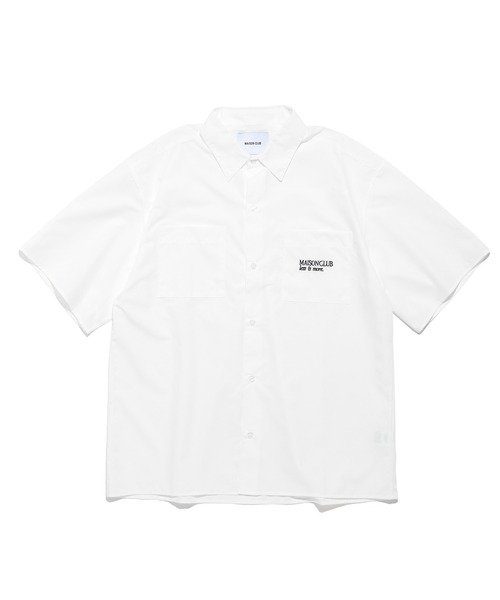 SETUP7(セットアップセブン)の「【SETUP7】Regular Collar Embroidery Half Sleeve Shirt KKP/ レギュラーカラー刺繍シャツ(シャツ/ブラウス・メンズ・ブルー/ブラック/ホワイト・M/L)」の16枚目の写真