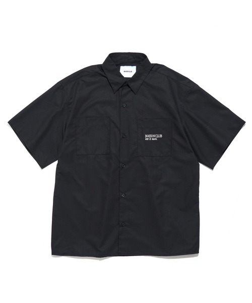 SETUP7(セットアップセブン)の「【SETUP7】Regular Collar Embroidery Half Sleeve Shirt KKP/ レギュラーカラー刺繍シャツ(シャツ/ブラウス・メンズ・ブルー/ブラック/ホワイト・M/L)」の15枚目の写真