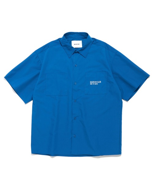 SETUP7(セットアップセブン)の「【SETUP7】Regular Collar Embroidery Half Sleeve Shirt KKP/ レギュラーカラー刺繍シャツ(シャツ/ブラウス・メンズ・ブルー/ブラック/ホワイト・M/L)」の17枚目の写真