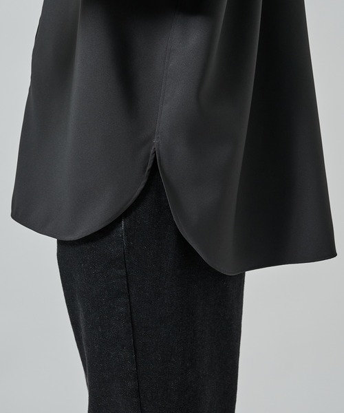 STUDIOUS（ステュディオス）の「【STUDIOUS】SUKENAI SHIRTS S/S / 透けないシャツ / 防シワ素材（シャツ/ブラウス・メンズ・ブラック/ホワイト/ダークグレー/モカ・2/1）」の19枚目の写真