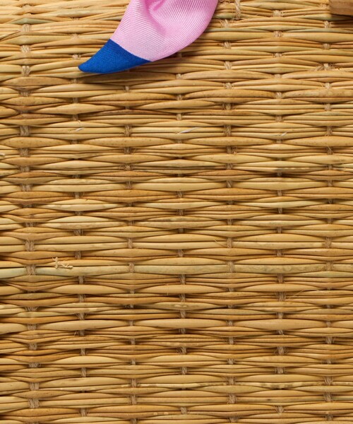 manipuri（マニプリ）の「＜manipuri＞プリントライニング カゴS（かごバッグ・レディース・ナチュラル・FREE）」の12枚目の写真