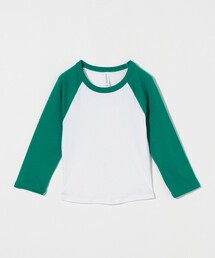 Maki ラグラン ロンT 緑 ラグランTシャツ」に該当するグリーン・カーキ/緑色系の