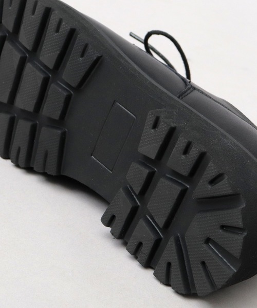 glabella（グラベラ）の「厚底 本革 カウレザー Uチップ シューズ レースアップ ドレスシューズ（ドレスシューズ・メンズ・ブラック・L/M/S）」の12枚目の写真