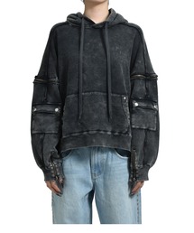 SPLIT SWEAT HOODIE