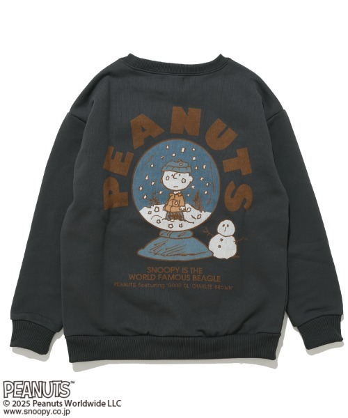 KRIFF MAYER Kid's Collection（クリフメイヤーキッズコレクション）の「スヌーピー裏起毛スウェット（スウェット・キッズ・ナチュラル/カラフル/レッド/パープル/チャコール・170/160/150/130/120/140）」の6枚目の写真