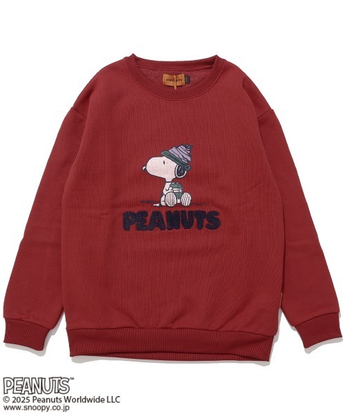 KRIFF MAYER Kid's Collection（クリフメイヤーキッズコレクション）の「スヌーピー裏起毛スウェット（スウェット・キッズ・ナチュラル/カラフル/レッド/パープル/チャコール・170/160/150/130/120/140）」の7枚目の写真