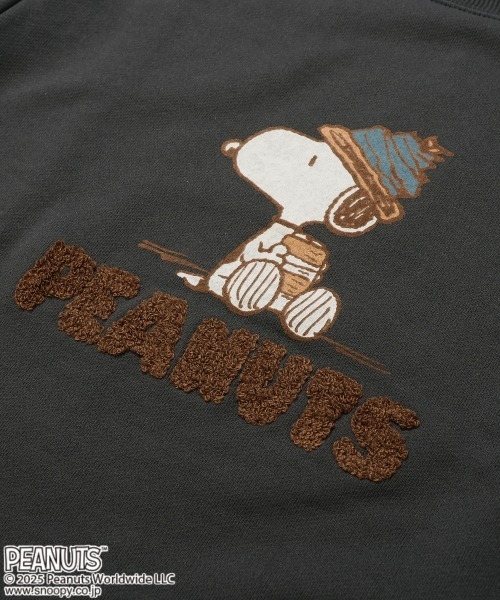 KRIFF MAYER Kid's Collection（クリフメイヤーキッズコレクション）の「スヌーピー裏起毛スウェット（スウェット・キッズ・ナチュラル/カラフル/レッド/パープル/チャコール・170/160/150/130/120/140）」の11枚目の写真