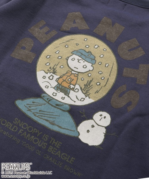 KRIFF MAYER Kid's Collection（クリフメイヤーキッズコレクション）の「スヌーピー裏起毛スウェット（スウェット・キッズ・ナチュラル/カラフル/レッド/パープル/チャコール・170/160/150/130/120/140）」の12枚目の写真