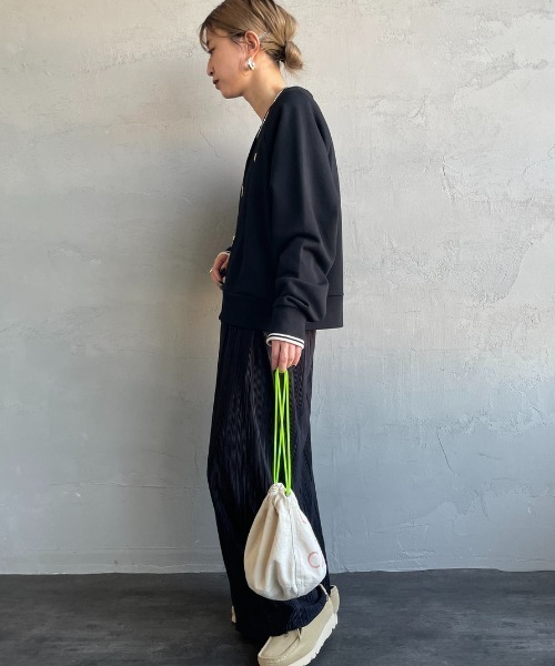 FRED PERRY（フレッドペリー）の「[FRED PERRY/フレッドペリー] ジップスルー スウェットカーディガン（スウェット・レディース・キナリ/ブラック・10）」の19枚目の写真