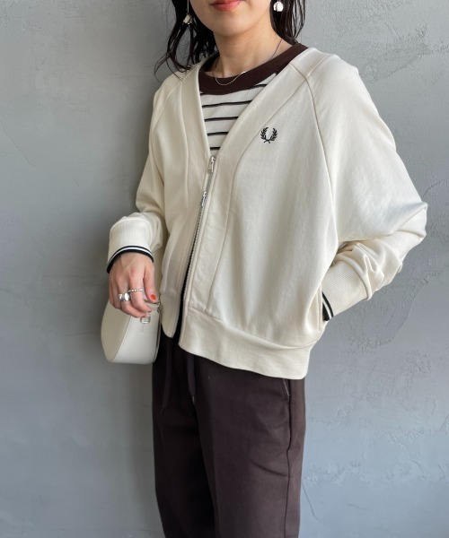 FRED PERRY/フレッドペリー] ジップスルー スウェット