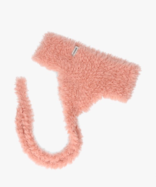 OVERRIDE（オーバーライド）の「OVERRIDE  KNIT FURRY FLAPBAND / オーバーライド（ヘアバンド・レディース・ホワイト/ピンク/ベージュ・57~59cm）」の20枚目の写真