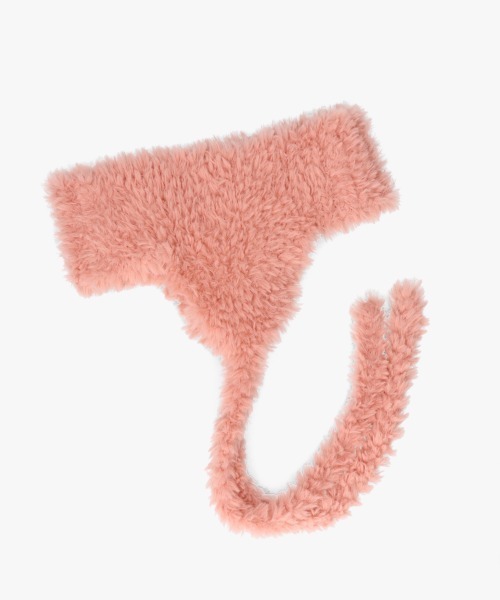 OVERRIDE（オーバーライド）の「OVERRIDE  KNIT FURRY FLAPBAND / オーバーライド（ヘアバンド・レディース・ホワイト/ピンク/ベージュ・57~59cm）」の21枚目の写真