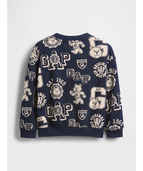 GAP(ギャップ)の「ヴィンテージソフト GAPロゴ スウェットシャツ (幼児・ベビー)(スウェット・キッズ・ベージュ/ネイビー・70cm/80cm/90cm/95cm/100cm/105cm/110cm)」の4枚目の写真