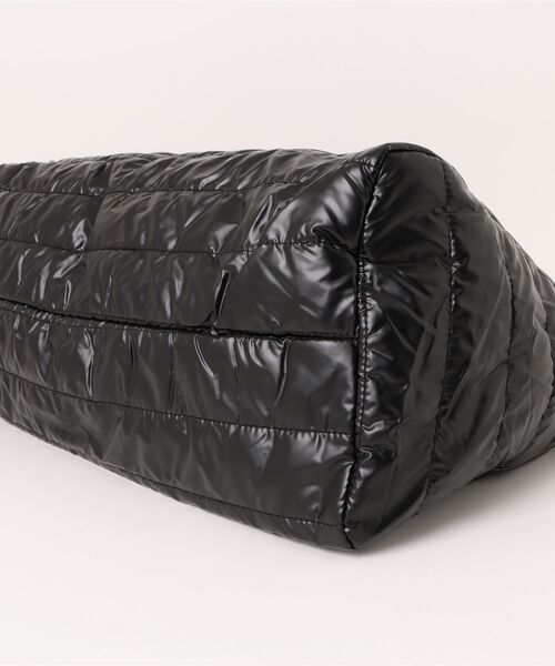 COMON+(コモンプラス)の「撥水加工で大容量35L 機内持ち込み可能 ボストンバッグ(ボストンバッグ・レディース・シルバー/ブラック/アイボリー・FREE)」の10枚目の写真