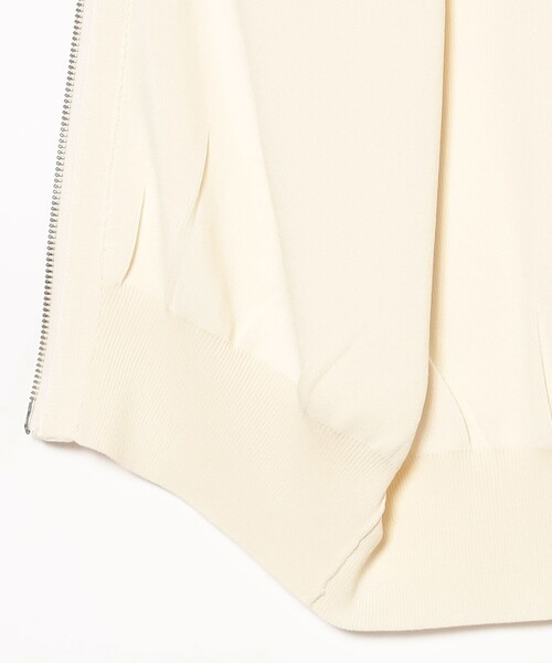 Ray BEAMS（レイビームス）の「フレンチスリーブ ジップ ポロ カーディガン（カーディガン/ボレロ・レディース・ブラック/アイボリー・ONE SIZE）」の13枚目の写真