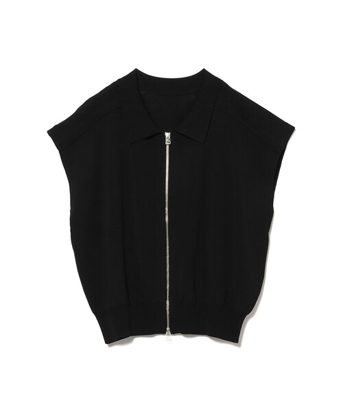 Ray BEAMS（レイビームス）の「フレンチスリーブ ジップ ポロ カーディガン（カーディガン/ボレロ・レディース・ブラック/アイボリー・ONE SIZE）」の16枚目の写真