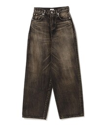 アンスクリア　ブラックデニム 36 Side Zip Denim – INSCRIRE