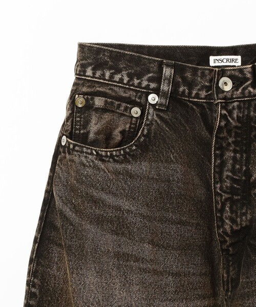 美品　アンスクリア　バギーデニム　33 2024 S/S】【INSCRIRE / アンスクリア】 DENIM BAGGY PANTS